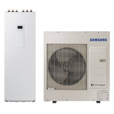 Samsung oras/vanduo šilumos siurblys 9,0/8,7kW su 260 litrų talpa